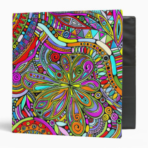 Sketching Fantasy Art - Abstract Flowers 1 Binder