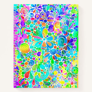 Sketching Fantasy Art - Abstract Flowers 2 Notebook