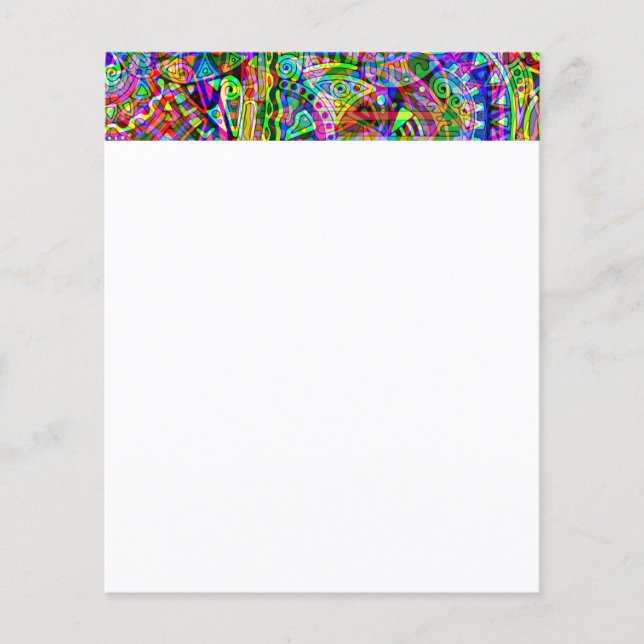 Sketching Fantasy Art - Abstract Neon Shift 3 (Front)