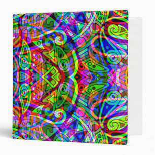 Sketching Fantasy Art - Abstract Neon Shift 3 Binder
