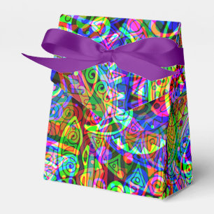 Sketching Fantasy Art - Abstract Neon Shift 3 Favor Box