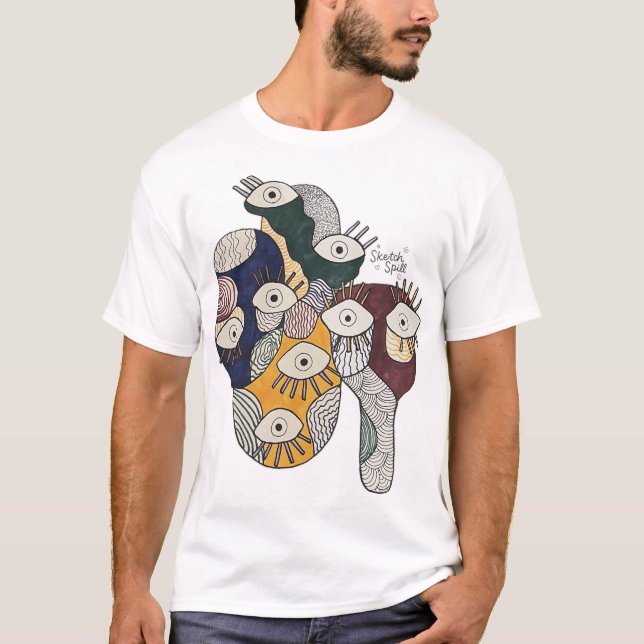 SketchSpill Aesthetic T-Shirt (Front)