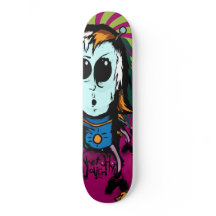 Sketchy Alien Exists & Lives on Your Skate Deck
