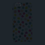 Sketchy Happy Colour Dots Clear iPhone 6/6S Case<br><div class="desc">Sketchy,  textured colourful dots are happy and modern on a white background. Click the blue "Customize it!" button to change the background colour to one of your choice.</div>