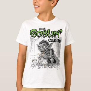 Sketchy Just Goblin’ Candy Boy's T-Shirt