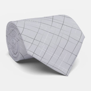 Sketchy Pinstripes Lt. Grey Tie