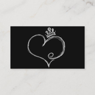Sketchy Urban Heart Designer Business Card