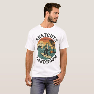 Sketchys Boardroom - T-shirt rétro surf 