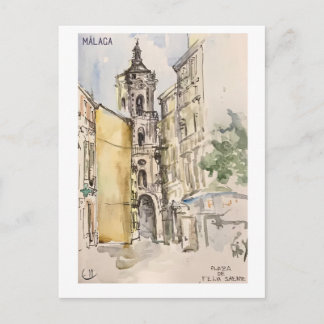 Skethchbook pages. Málaga Postcard