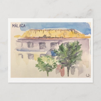 Skethchbook pages. Málaga Postcard