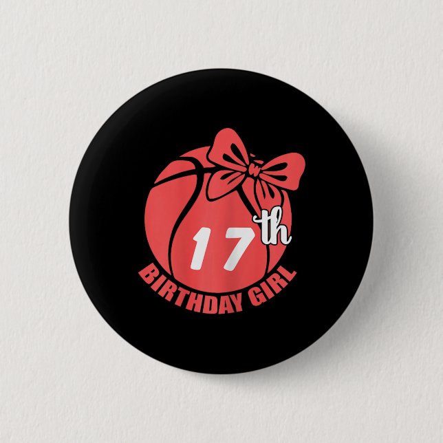 Sketll 17th Birthday Sketll Player  2 Inch Round Button (Front)