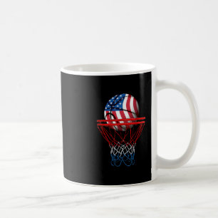 Sketll American Patriotic 4th Of July Us Flag Men Coffee Mug