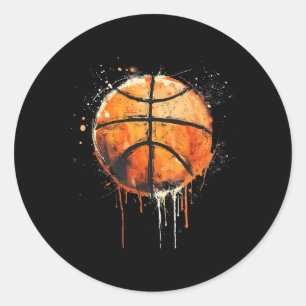 Sketll Artwork Sketll Hoop Colourful Watercolor 1 Classic Round Sticker