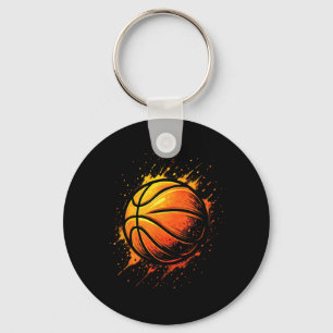 Sketll Athlete Jump Team Sport Keychain