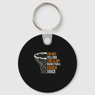Sketll Coach I'm Not Yelling Sketll Coach Voice Keychain