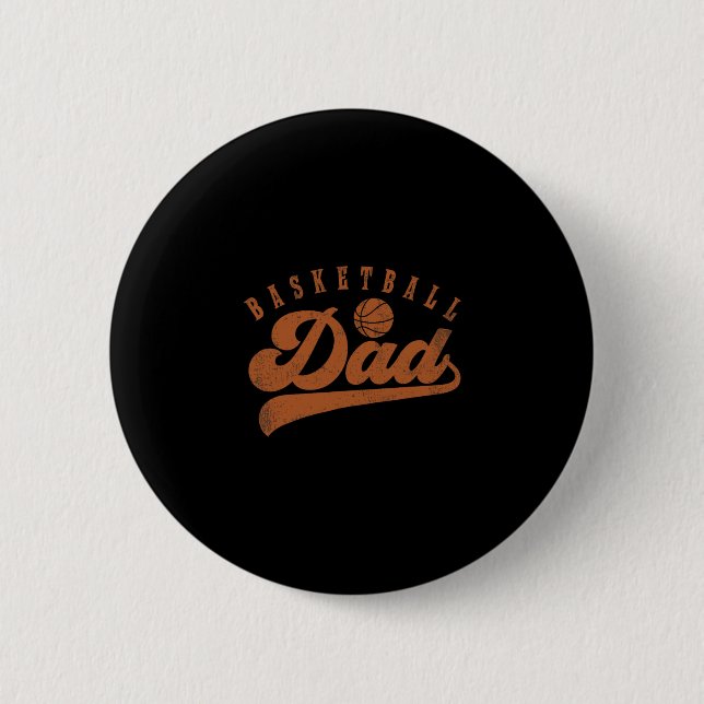 Sketll Dad  2 Inch Round Button (Front)