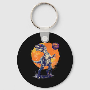 Sketll Dino T-rex Artwork Drawing Sketll Lover  Keychain