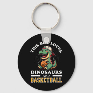 Sketll Dinosaur T Rex Player Men Kids Boys Teens Y Keychain
