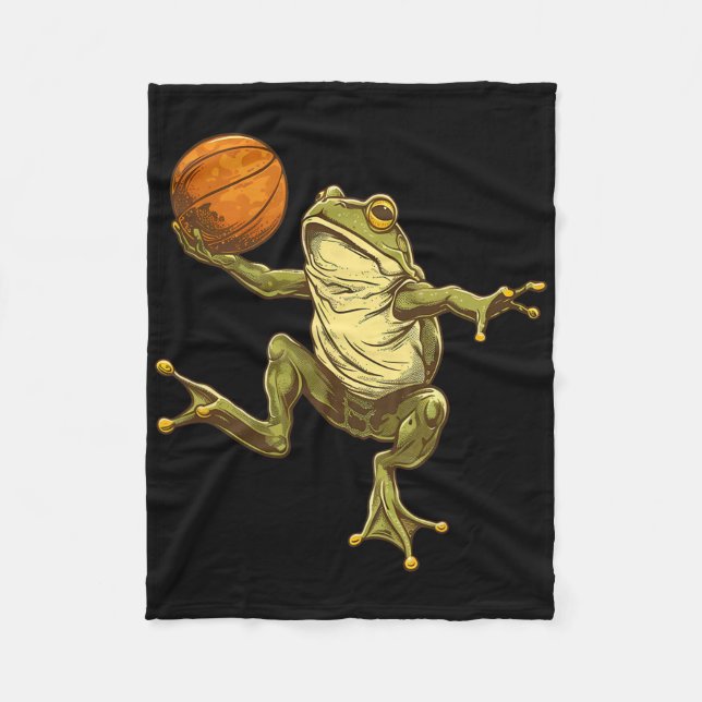 Sketll Frog Drawing Toad Artwork Sketll Lover 1  Fleece Blanket (Front)