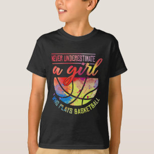 Sketll Gifts For Teen Girls Colourful Sports Desig T-Shirt