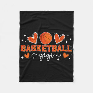 Sketll Gigi Grandma Heart Gigi Of A Sketll Player  Fleece Blanket