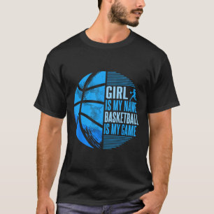 Sketll Girl Sketll Player Girls T-Shirt