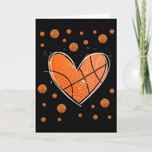 Sketll Heart Valentines Day For Boys Girls Sports  Card