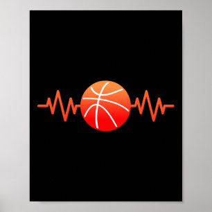 Sketll Heartbeat Ecg Sketll Is In My Dna Tee Poster