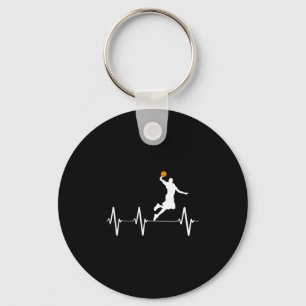 Sketll Heartbeat Gift Shirts For Men And Boys Keychain