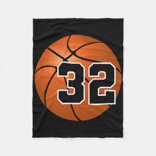 Sketll Jersey Lucky Favourite Number #32 Fleece Blanket