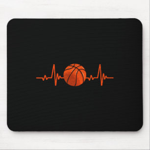 Sketll Lover Heartbeat Vintage Retro Sketll Player Mouse Pad