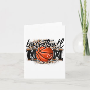 Sketll Mom Leopard Sketll Senior Mom Mother Day Card