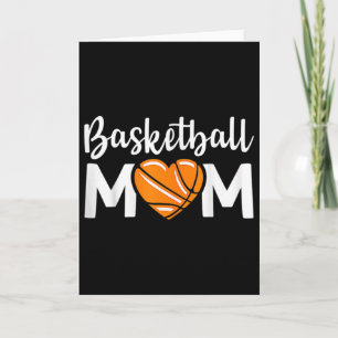 Sketll Mom Player Hoop Junkie Mother's Day Mama  Card