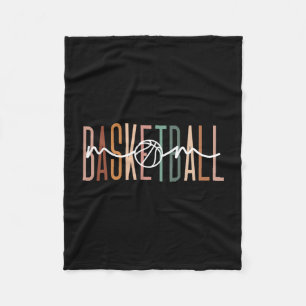 Sketll Mom Sketll Mama Cute Mom Life Sketll Fleece Blanket