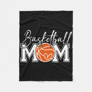 Sketll Mom Sport Game Day Touch Down Season  Fleece Blanket