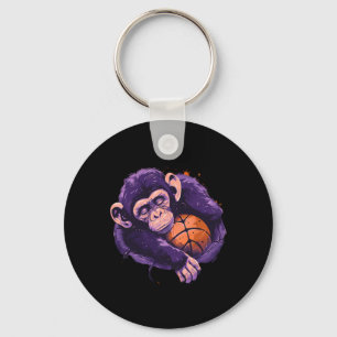 Sketll Monkey Animal Art Drawing Sketll Lover  Keychain