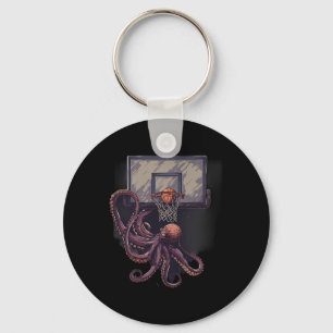 Sketll Octopus Artwork Slam Dunk Sketll Lover 1  Keychain
