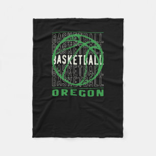 Sketll Oregon Merch Uni Adult Sketll Black Small M Fleece Blanket