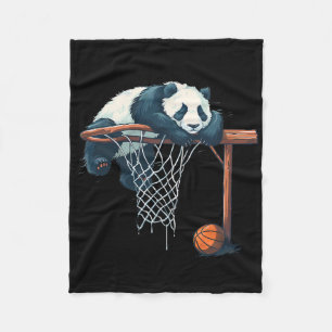 Sketll Panda Bear Drawing Sketll Lover Animal Art Fleece Blanket