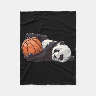 Sketll Panda Bear Sketll Lover Drawing Animal Art  Fleece Blanket