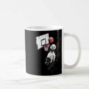Sketll Panda Bear Slam Dunk Artwork Sketll Player Coffee Mug