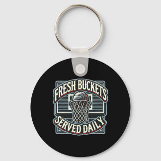 Sketll Player Fresh Buckets Served Daily Bll 2 Keychain