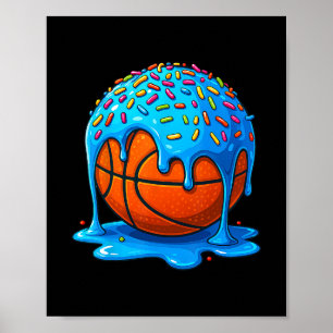 Sketll Shirts Kids Ice Cream Drip Sketll Youth Gir Poster