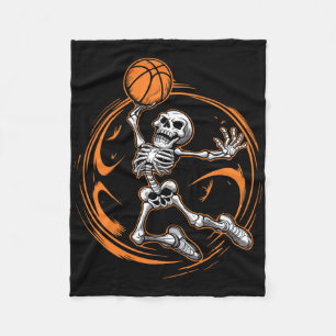 Sketll Skeleton Halloween Men Boys Sketll Hallowee Fleece Blanket
