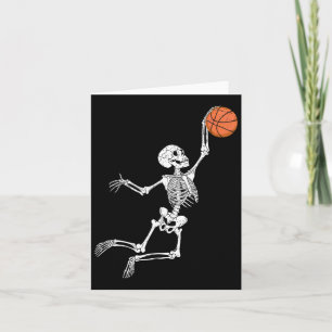 Sketll Skeleton Halloween Player Catcher Mens Boys Card