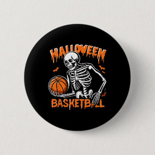 Sketll Skeleton Halloween Trick Or Treat  2 Inch Round Button