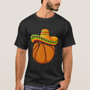 Sketll Sombrero Cinco De Mayo Fiesta Sport Mexican T-Shirt