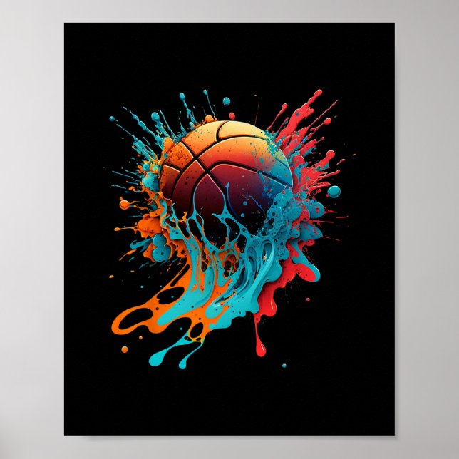 Sketll Splash Ller Sketll Player Team Player  Poster (Front)