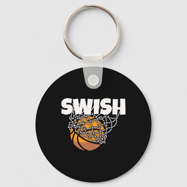 Sketll Swish Matching Photo  Keychain (Front)