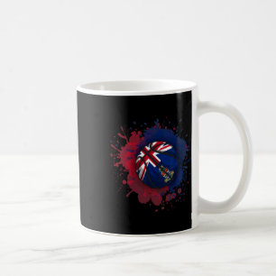 Sketll With Cayman Islands Flag  Coffee Mug